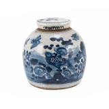 Vintage Ming Jar Flower Bird Motif - 2 Sizes