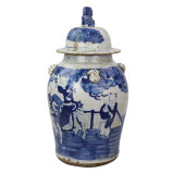 Vintage Temple Jar Enchanted Children Motif - 2 Sizes