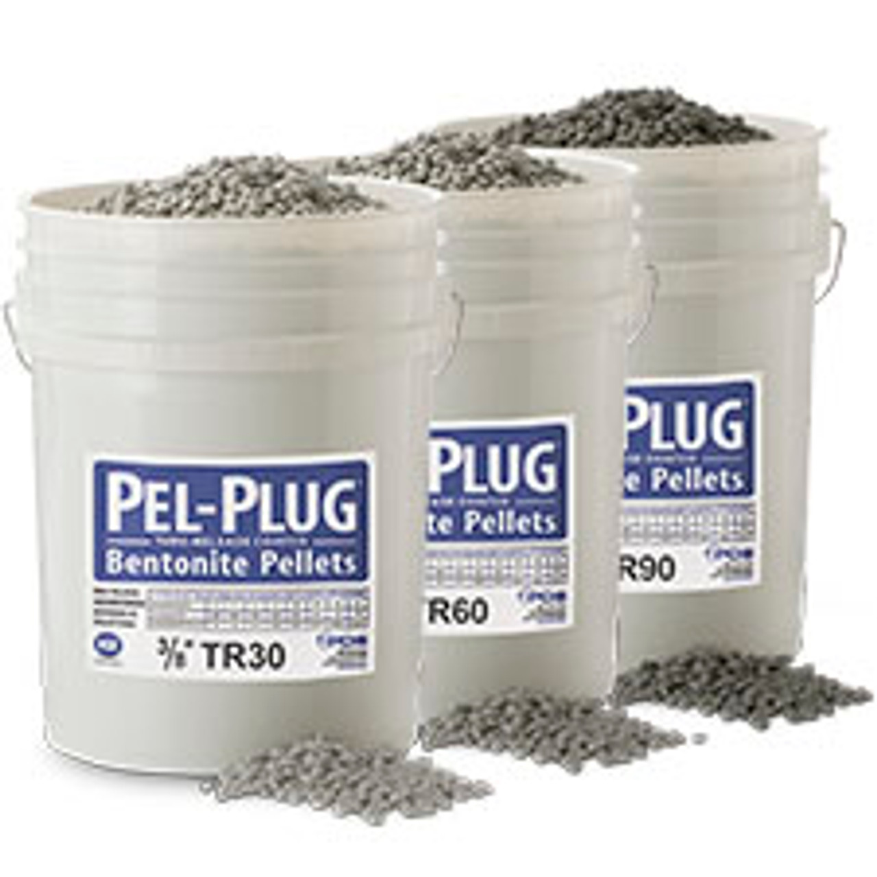 Bentonite TR30 Coated Pellets 50lb Bucket ECT Manufacturing