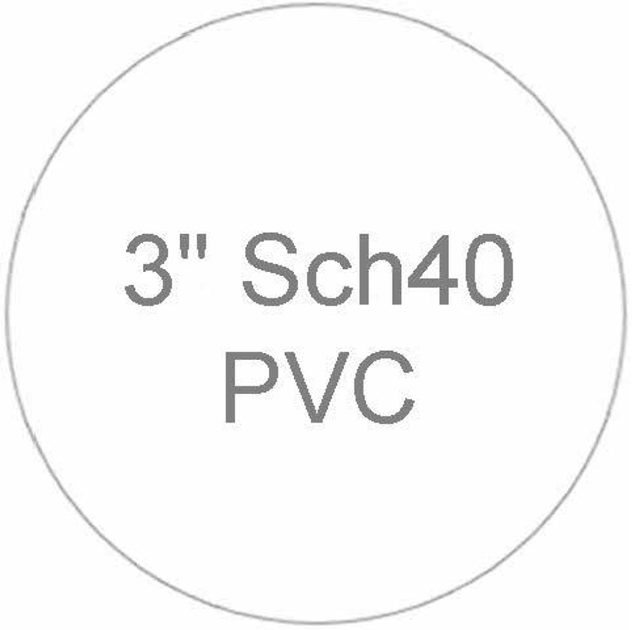 3" Sch40 PVC