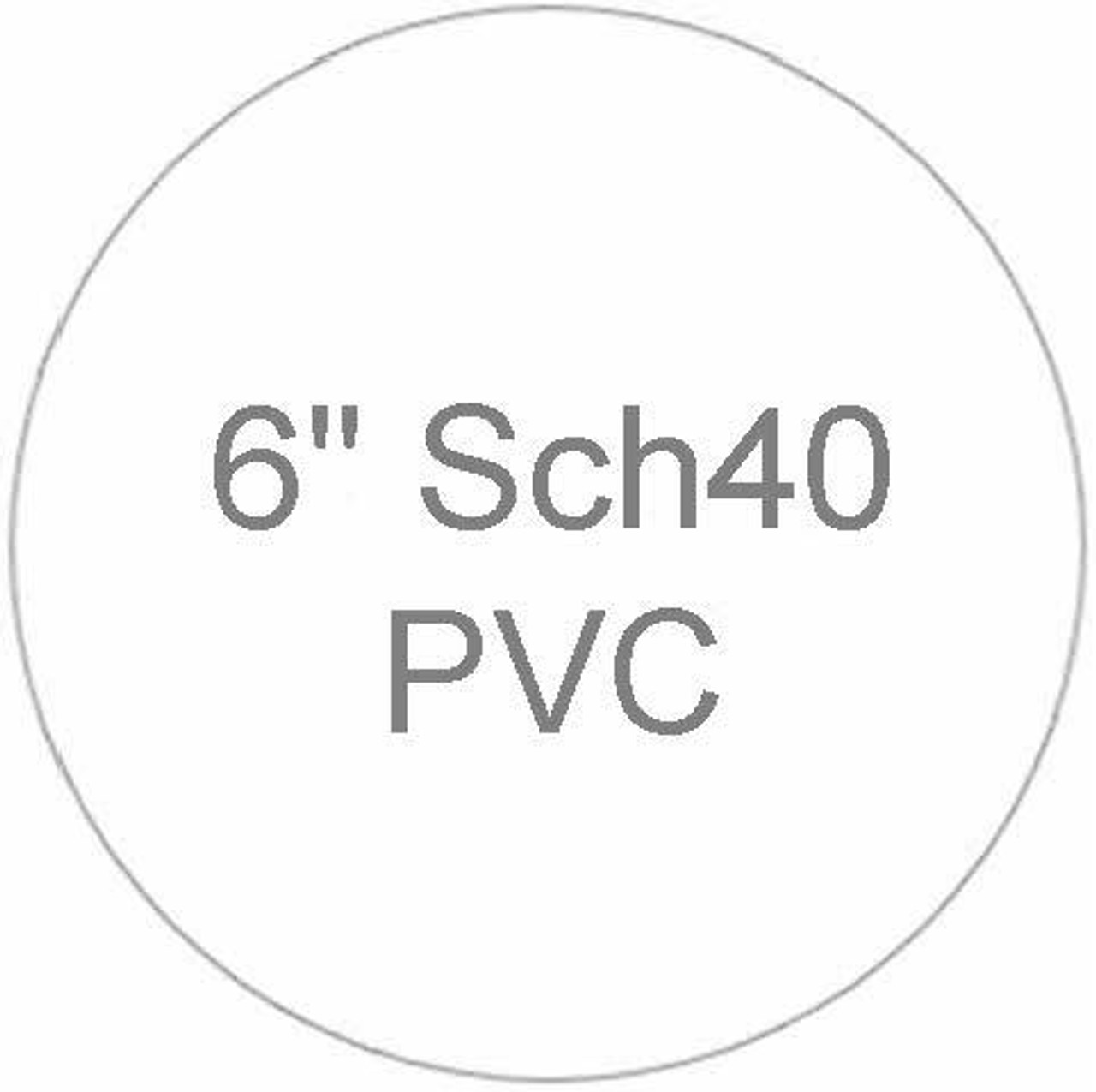 6" Sch40 PVC