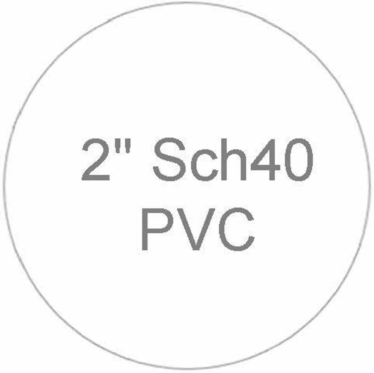 2" Sch40 PVC