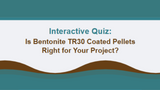 Interactive Quiz: Is Bentonite TR30 Coated Pellets Right for Your Project?