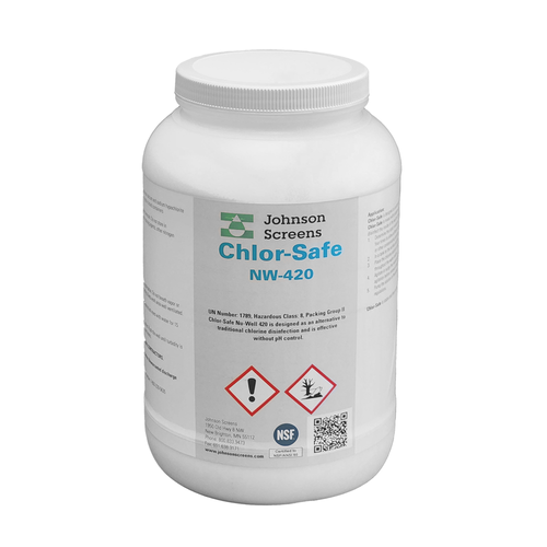 NuWell-420 Chlor-Safe, Well Sterilization
