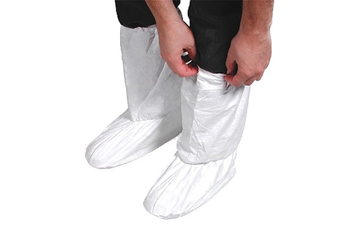 Tyvek White Boot Cover, 50 pair