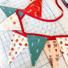 Cozy Holiday Fabric Banner Project Kit - Art Gallery Cozy & Magical Banner kit 