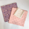 Purple Strawberries girls wholecloth quilt kit fabric bundle