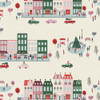 Joyful Boulevard Day quilt cotton - AGF Christmas in the City cotton fabric QTR YD