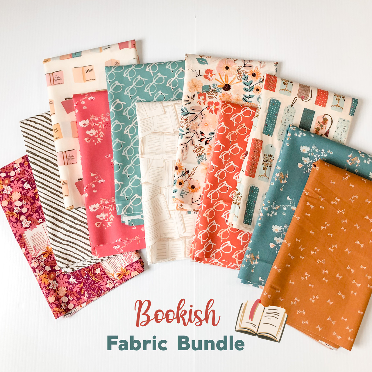 Bookish 11-piece Fabric Bundle quilt cotton - Art Gallery Fabrics