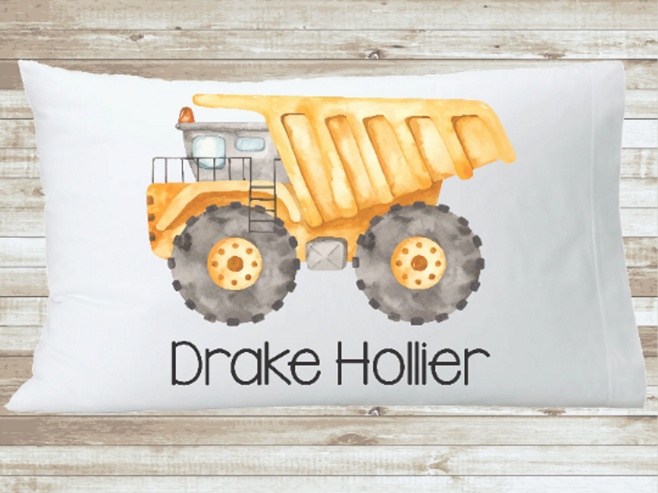 Truck Personalized Pillow Cover