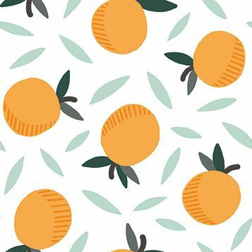 Oranges fruit fabric, Paintbrush Studio Fruity fabric quilt cotton