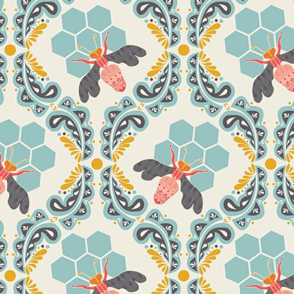 Bee Sweet Morning cotton fabrics design