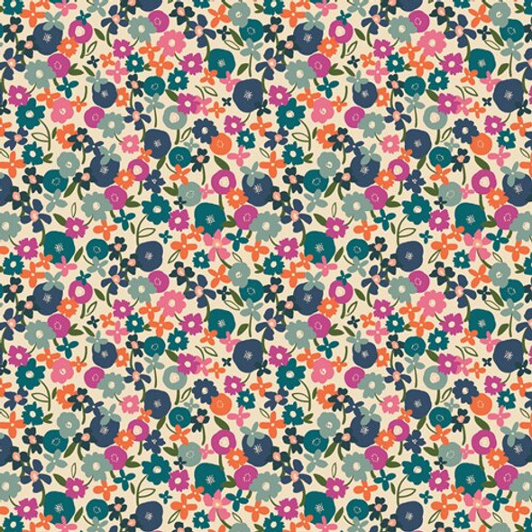 Posy Morning Light floral fabrics design