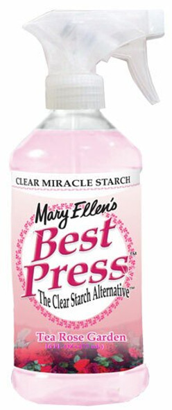 Best Press Spray Starch bottle Tea Rose Garden