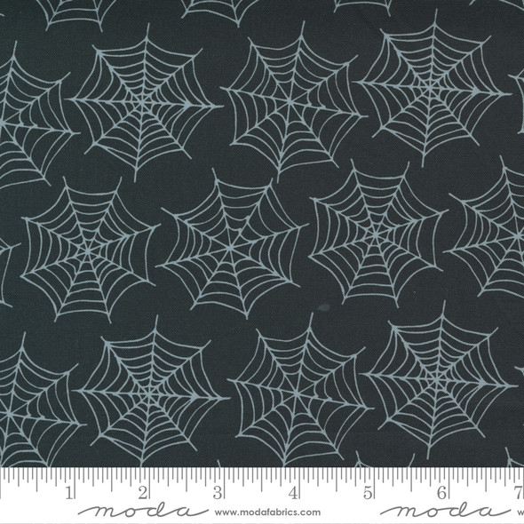 Black Spider Webs - Holiday Halloween fabric Moda Fabrics quilt cotton