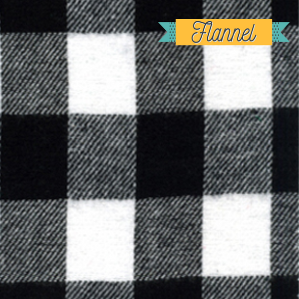 White black buffalo plaid flannel fabric, Buffalo Plaid Flannel fabric, QTR YD White black buffalo plaid flannel fabric, Buffalo Plaid Flannel fabric, QTR YD