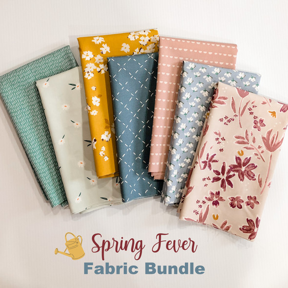 Spring Fever cotton fabric bundle Art Gallery Fabrics 7 piece fabric bundle