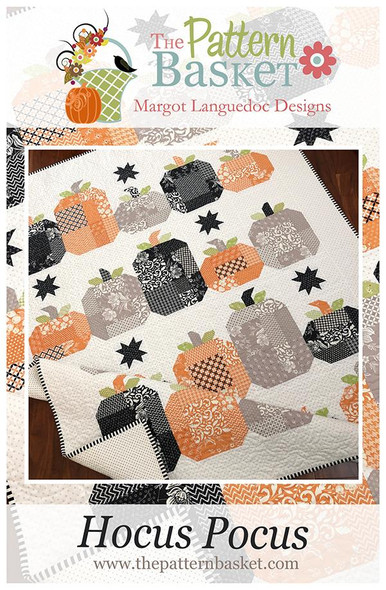 Hocus Pocus Halloween Pumpkin quilt pattern - The Pattern Basket quilt pattern
