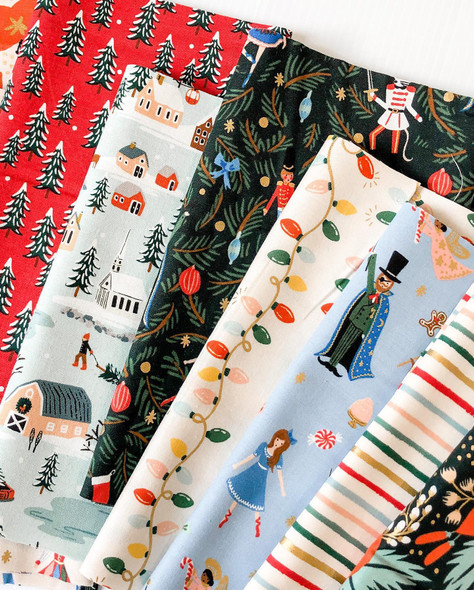 Holiday Classics Rifle Paper Co 11 piece fabric bundle - quilt cotton