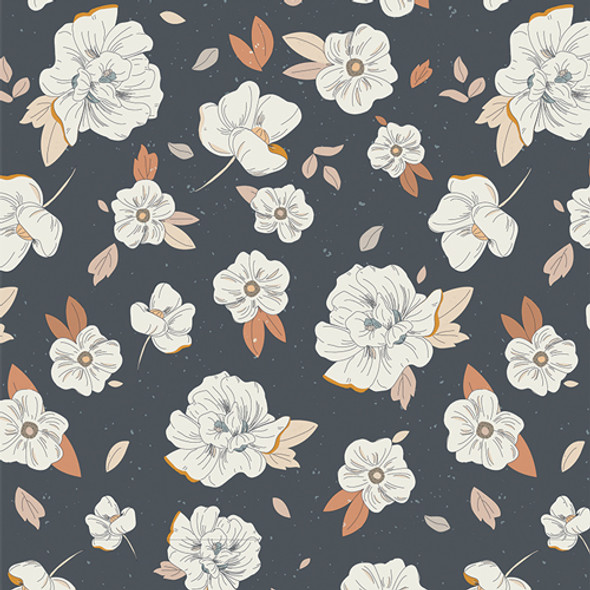 Magnolia Dreams fabric - Gayle Loraine AGF quilting cotton fabric sold by the 1/4 yard