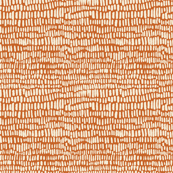 Rust Orange Low Volume fabric Catkin Hazel quilting cotton fabric AGF sold by the quarter yard