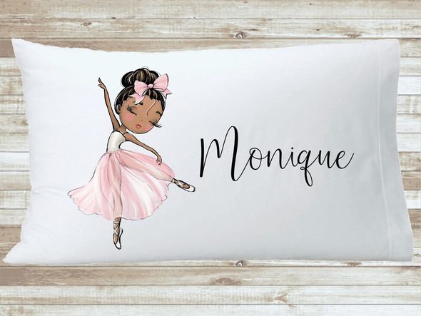 Modern Ballerina Girls Room custom pillowcase