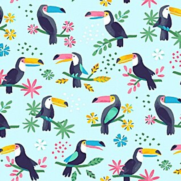 Toucan tropical bird fabrics design