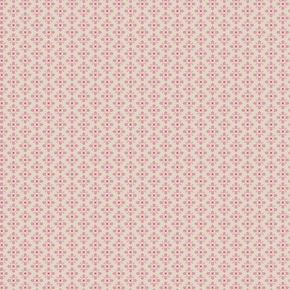 Tiny pink Royal Arcade fabrics design