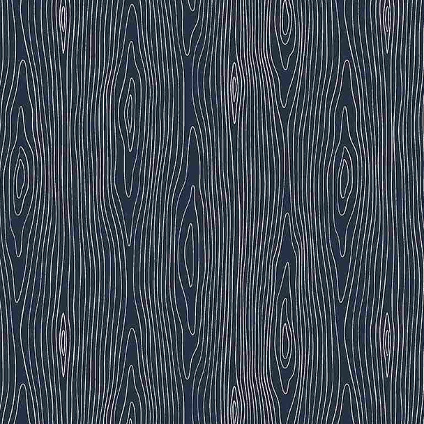 Navy Wood Grain forest fabric - Dear Stella Wood Grain cotton