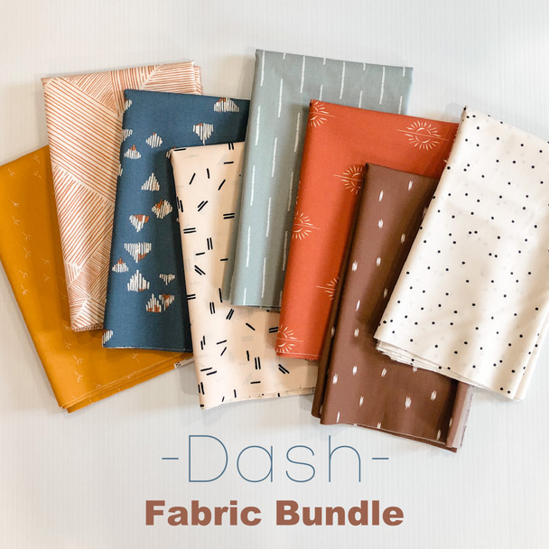 Dash Low Volume 8 piece Fabric Bundle quilt cotton - Art Gallery Fabrics fabric bundle