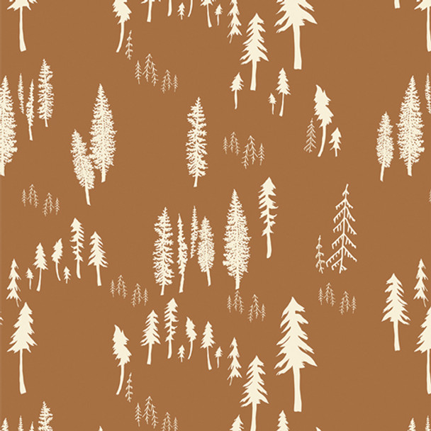 Timberland Three quilt cotton fabric - AGF Roots of Nature QTR YD