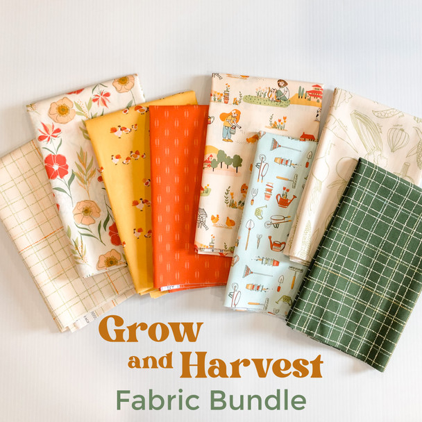 Grow and Harvest 8 piece fabric bundle Art Gallery Fabrics quilting cotton