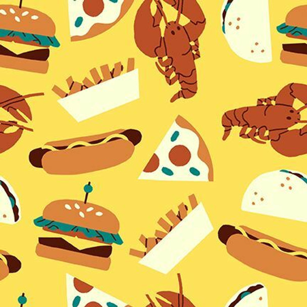 Food Truck food fabrics design