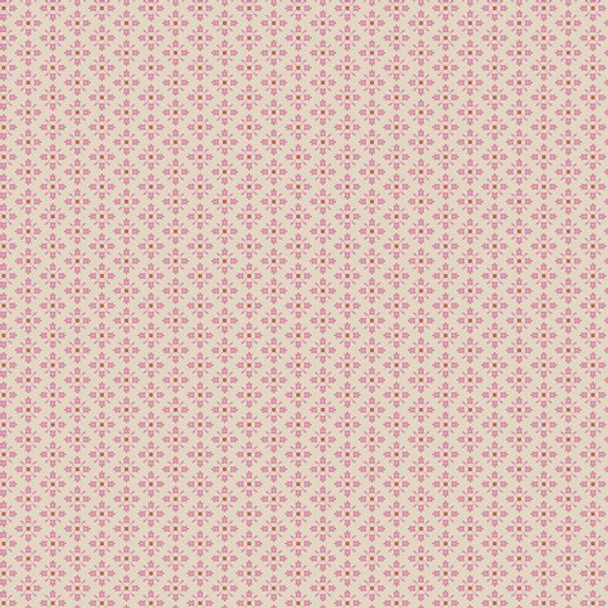 Tiny pink Royal Arcade fabrics design
