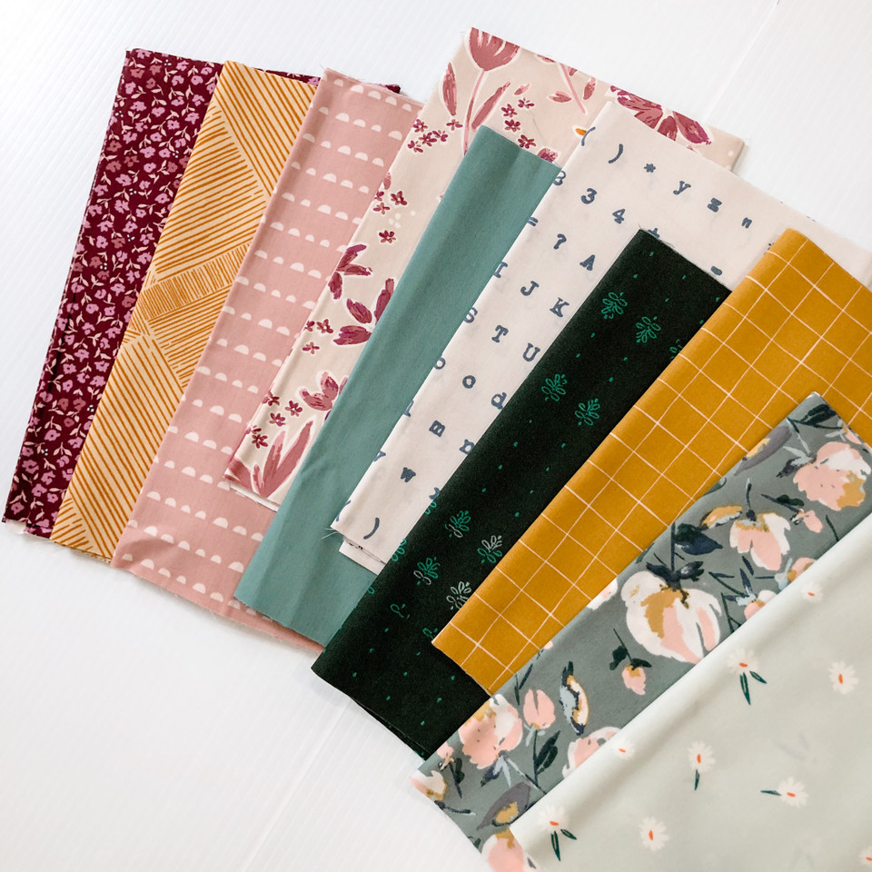 Farmhouse Square Quilt fabric bundle Broadway Fabric