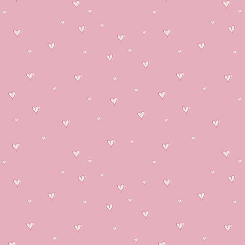 Pink Tiny Hearts fabric - Girl at Heart AGF cotton fabric | Broadway ...