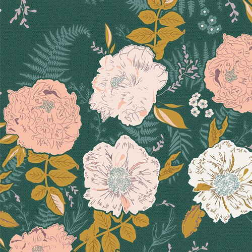 green floral dress fabric Blue Green Floral Rayon Smocked Fabric 50 Wide Shirred Sewing Material by the Yard Add or Buy 3/4 Yard