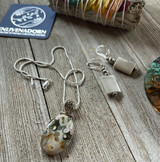 Orbicular Jasper Pendant Necklace