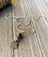 sterling silver swirl pendant