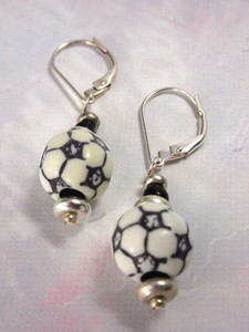 SOCCER BALL EARRINGS