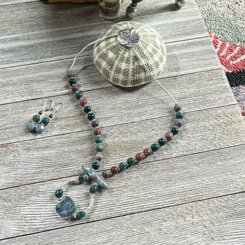 Fancy Jasper Jewelry Set