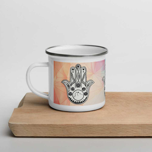 Aquarius Star Sign Enamel Mug