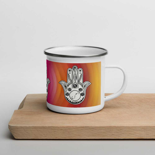 Scorpio Star Sign Enamel Mug