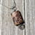 crazy horse jasper minimalist zen necklace on snake chain