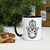 Aquarius Zodiac Sign Hamsa Hand of Protection Mug