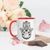 Aquarius Zodiac Sign Hamsa Hand of Protection Mug