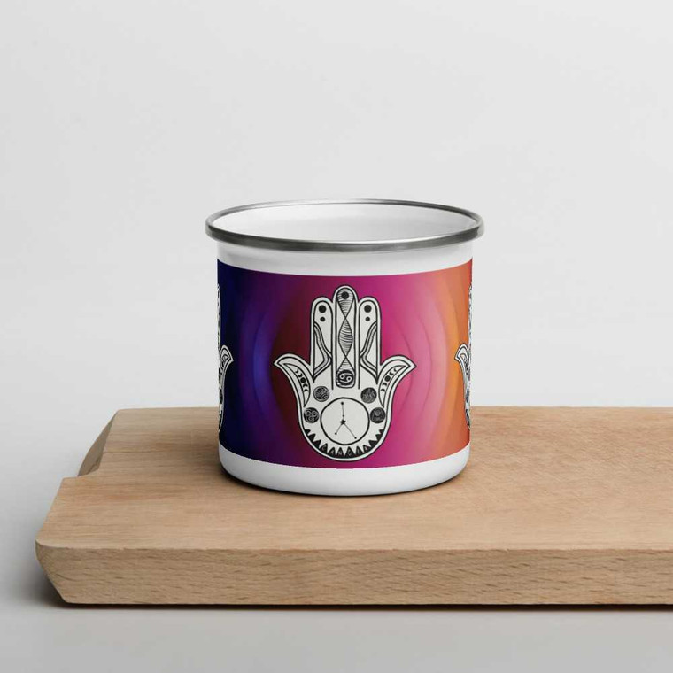 Cancer Star Sign Enamel Mug