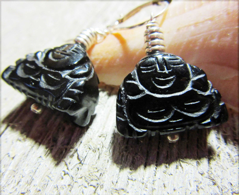 BUDDHA POWER STONE EARRING