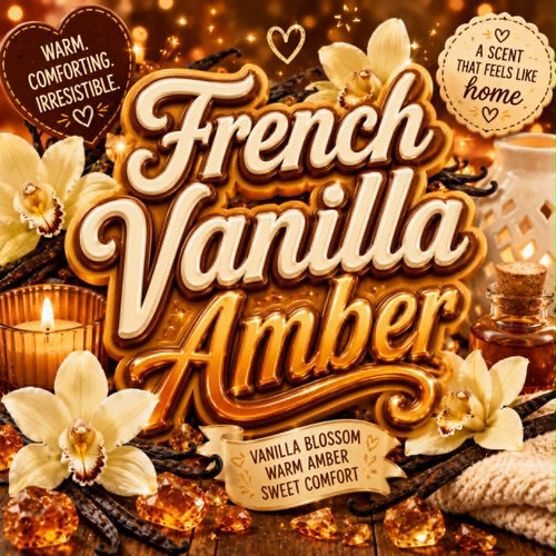 French Vanilla Amber Squeezable Wax Melt