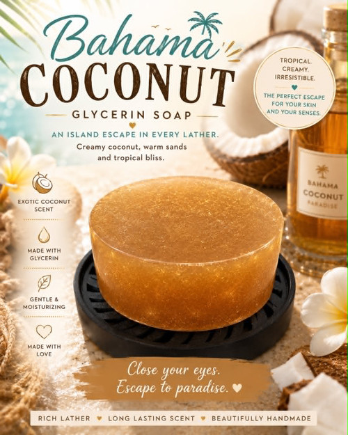 Bahama Coconut Glycerin Soap